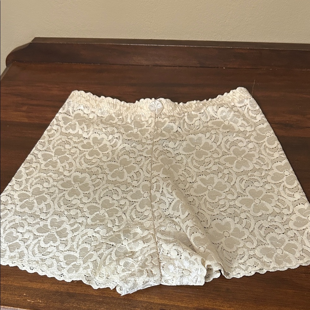Vintage 90s Eva Cervantes cream nylon strap night wear set - Picture 6 of 13